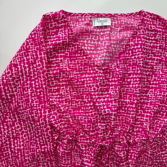 MOTT50‎ Fuchsia Basketweave Charlotte Dress Size Small - Picture 3 of 13